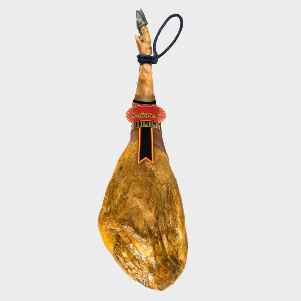Pata de Jamón Ibérico de bellota marca Bellotero Premium - Comprar Jamón Ibérico de Bellota - Queso Jamón