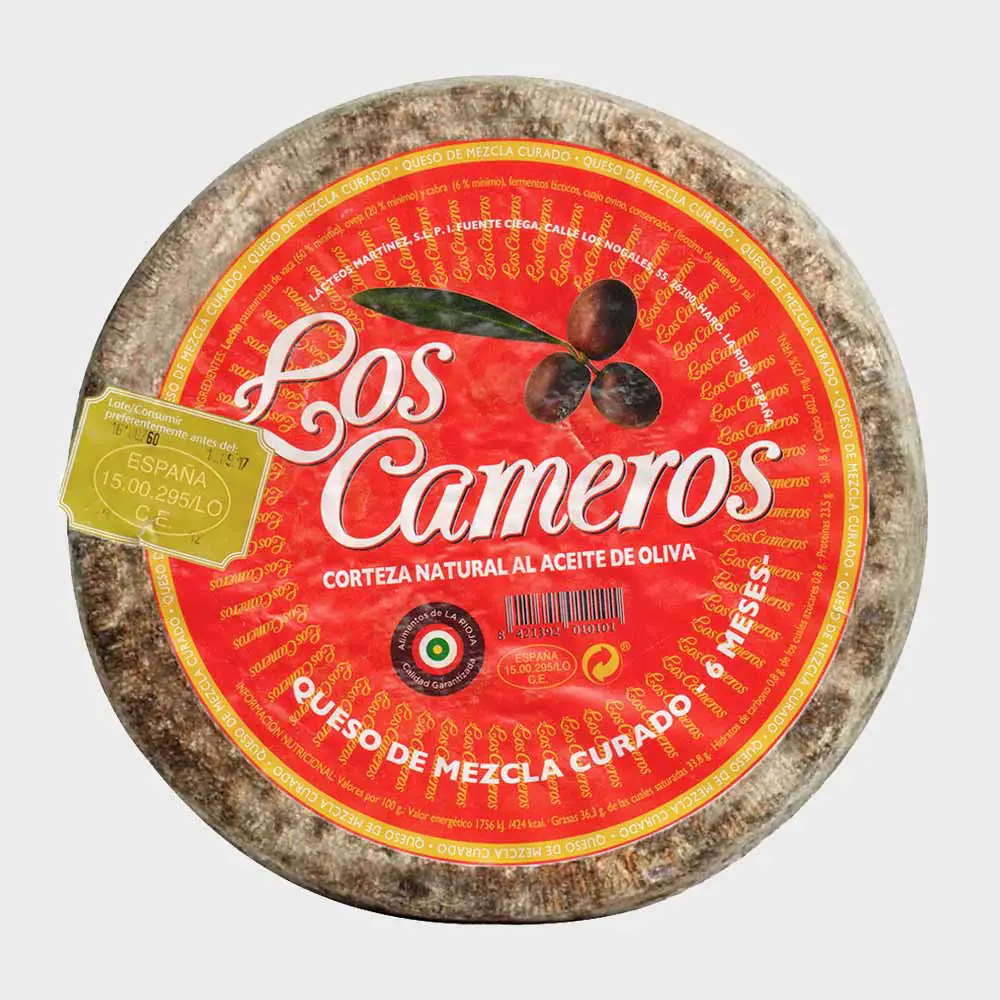 Queso de Mezcla Semicurado Los Cameros - Queso Mezcla - Queso Jamón