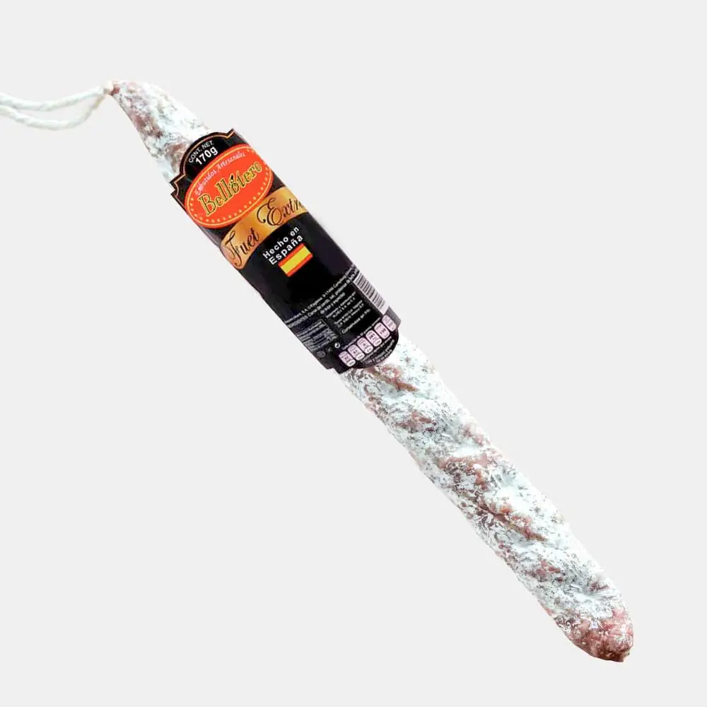 Fuet Premium Marca Bellotero - Comprar Embutidos españoles - Queso Jamón