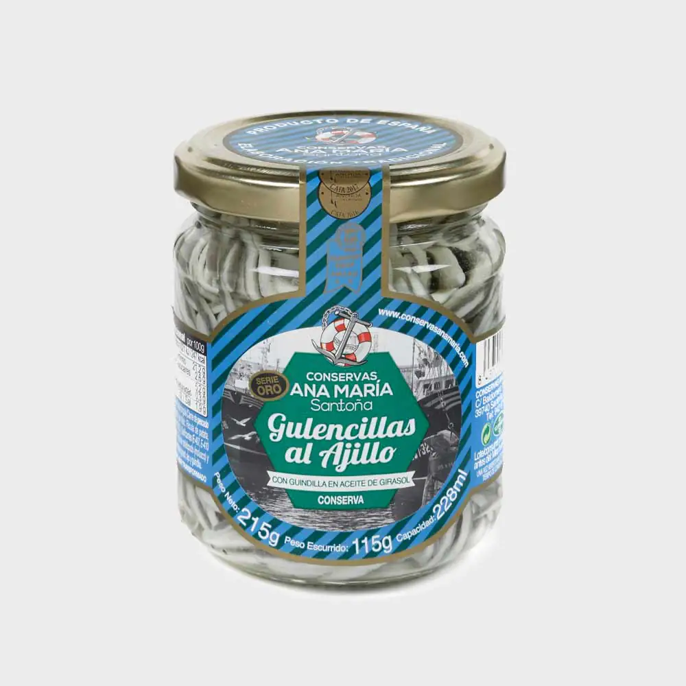 Gulencitas al Ajillo Ana María - Productos del Mar - Queso Jamón