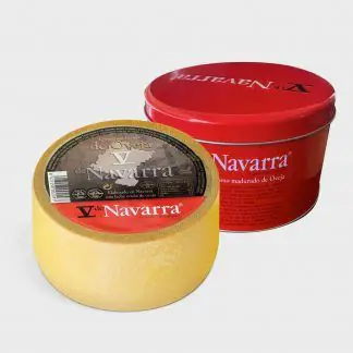 Queso de Oveja marca V de Navarra Albeniz - artesanales - Queso Jamón