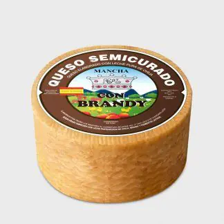 Queso Mancha Real de Oveja con Brandy - Queso de Oveja - Queso Jamón