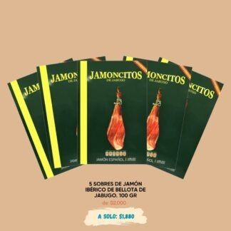 Jamón Jabugo 5 piezas - Comprar Jamón Ibérico de Bellota - Queso Jamón